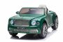 Elektrische loopauto Bentley Mulsanne 12V, groen, Kunstleer stoel, 2.4 GHz afstandsbediening, Eva wielen, USB/Aux ingang, Vering, 12V/7Ah accu, LED Verlichting, Zachte EVA wielen, 2 X 35W motor, ORIGINEEL kenteken