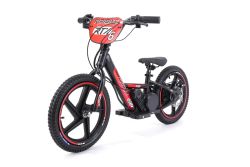 Elektrische kinderbalancer RIRIBIKE RTX6 24V (16"), rood, Lithium-accu, 250W motor, Schijfrem, Verstelbare zachte PU-zitting