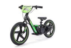 Elektrische kinderbalancer RIRIBIKE RTX6 24V (16"), groen, Lithium-accu, 250W motor, Schijfrem, Verstelbare zachte PU-zitting