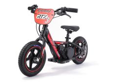 Elektrische kinderbalancer RIRIBIKE RTX3 24V (12"), rood , Lithium-accu, 100W motor, Schijfrem, Verstelbare zachte PU-zitting